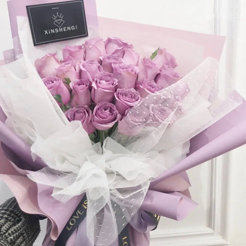 Wholesale High Quality Korean-Style Dovety Flower Packaging Paper Multi-Color Single Side Coated Flower Packaging Paper