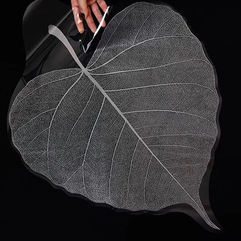 2025 New Flower Wrapping Stretch Film 72x33cm Leaf Shape Translucent Waterproof Florist Supplies