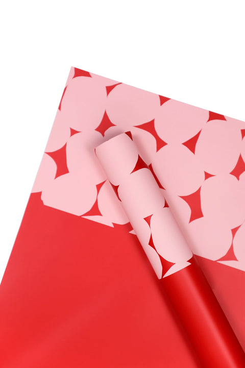 Valentine's Day Waterproof Papel Florist Packaging Paper Sheet PE Coating Wrapping Paper for Gifts Box