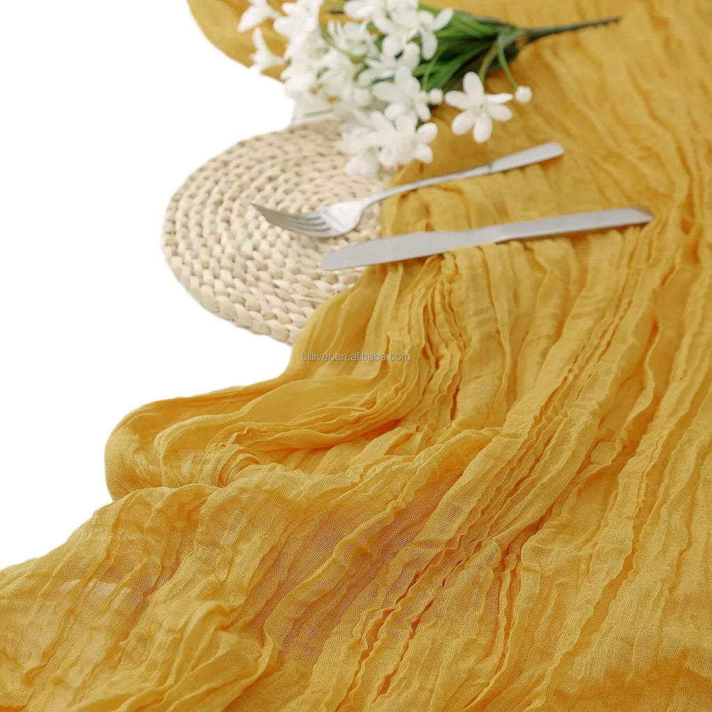 Customized Woven Polyester Non-slip Eco-friendly Durable Tablecloth Wedding Banquet Home Use Non-Iron