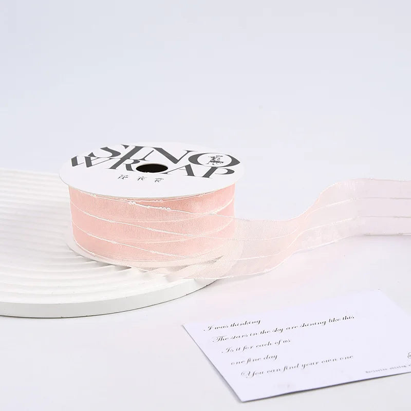 Dacron Wedding Valentine's Day Christmas Flower Bouquet Bow Decoration Ribbon for Gift Packaging