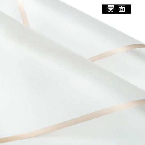 Taixi Brand Gold-edged PE Coated Double-Sided Recyclable Parchment Paper Gravure Compatible Valentine's Day Waterproof Flower
