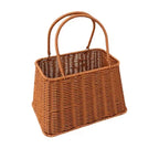 Handmade New Flower Decorative Woven Basket with Handle for Food or Gifts Premium Packaging & Printing Product