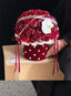 Portable Reusable Pearl & Swan Hugging Bucket High Texture Velvet Fabric Dot Flower Design Waterproof Gift Arrangement Bucket