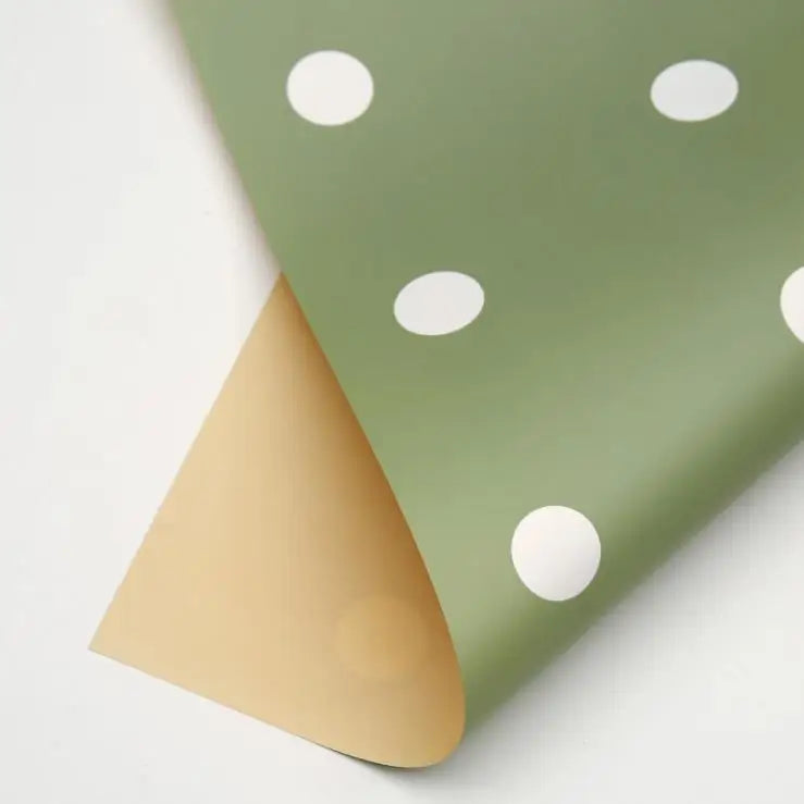 High Quality Wave Point Flower Packaging Paper for Bouquet Single-Sided Coated for Flower Shops