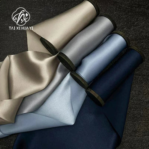 100% Pure Luxury Silk Ribbon Roll 2cm 3.8cm 6.3cm 10cm Wide Custom Hand Dyed Free Sample for Christmas Wedding Occasions