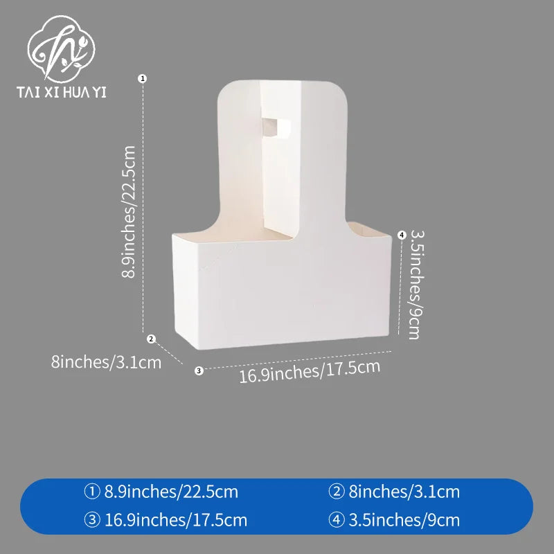 High Quality Kraft Paper Cup Holders Floral Design Foldable Floral Bouquet Gift Box Fashionable Flower