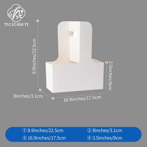 High Quality Kraft Paper Cup Holders Floral Design Foldable Floral Bouquet Gift Box Fashionable Flower