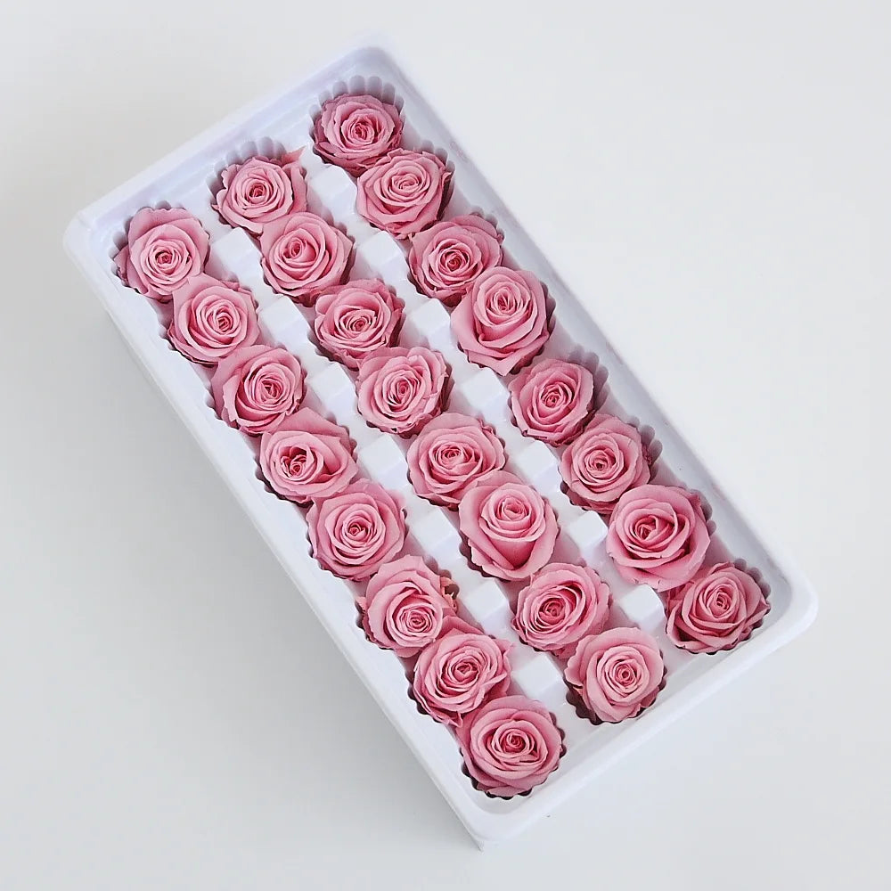 Hot Selling DIY Handmade Preserved Roses Realistic Dried Flower Gift Box Materials for Mother's Day Wedding Valentine's Day Gift
