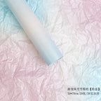 Christmas Eco-friendly Biodegradable Water-proof Single Side Coated PE Sugarcane Pulp Flowers Print Gift Wrap