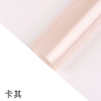 New Fashion Macaron Colorful Flower Packaging Paper Magical Light Waterproof Single-Sided Coating Colorful Film Wrapping Paper