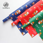 Eco-friendly Wrapping Paper Cotton Pulp Single-sided Coated for Christmas Bouquets Gift Wrapping Paper
