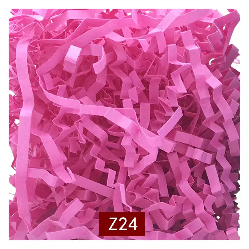 Elegant Luxury Crepe Paper Crinkle Cut Shredded Material for Gift Baskets and Box Packaging Premium Decorative Filler