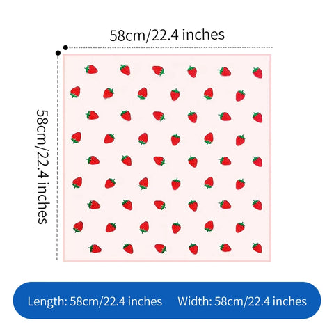 Strawberry Print Korean Su Coated Paper Flower Wrapping Paper DIY Floral Materials for Gift Bouquets