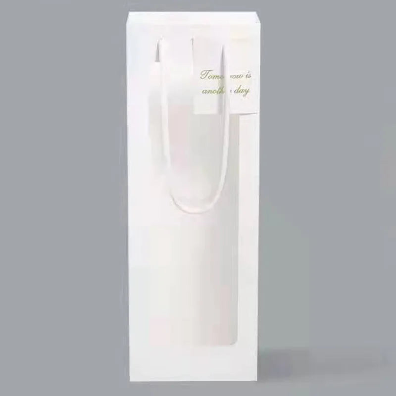 Nicro Single Bouquet Bag New Arrival Transparent Rectangular Hand Packaging for Flowers for Valentine's Day Recycled Materials