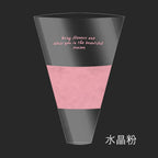 Wholesale Single Rose Packing Supplies Semi-transparent Flower Bouquet Bags PE Coating on Single Side for Florists