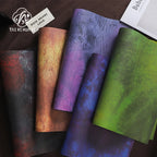 Essentials for Flower Shop Elegant Floral 50*35cm Tie-dye Art Paper Coated Bouquet Gift Wrapping Paper