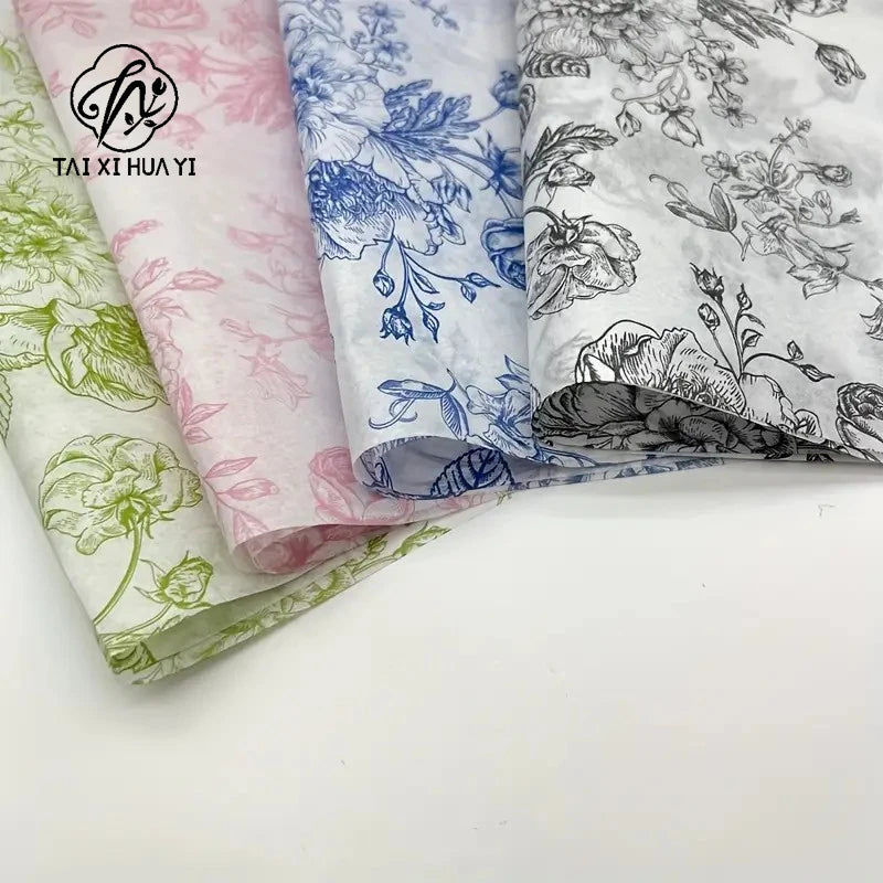 Christmas Premium Quality Recyclable Art Paper Waterproof Wrapping Paper 50*70cm Soft Thin Home Store Use Perfect Christmas Gift
