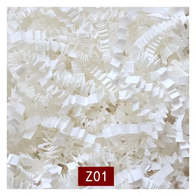 Elegant Luxury Crepe Paper Crinkle Cut Shredded Material for Gift Baskets and Box Packaging Premium Decorative Filler