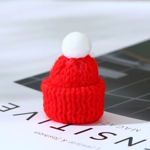 Red Fruit Branches Golden Fortune Handicraft Fashion Christmas Decoration Cashmere Yarn Flower Pot Hanging Accessories