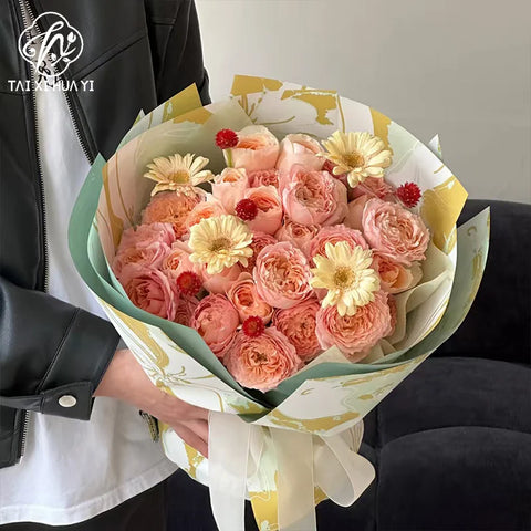 Chunxia Single-Sided Flower Design Eco-Friendly Water-proof Recyclable Oil Painting Paper New Flower Paper Maker for Mother's