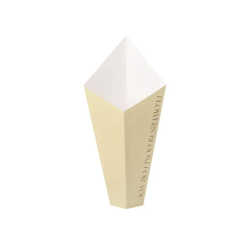 Embrace Pink Hexagon Box Handheld Flower Wrapping Paper for Floral Bouquets Floral Decorations Tube Florist Packaging Cone Shape