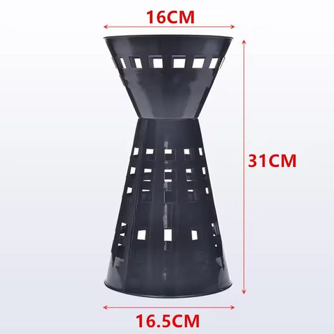 Christmas Design Plastic Container Flower Holder with Drainage Hole for Garden Use-Durable Modern Minimalist