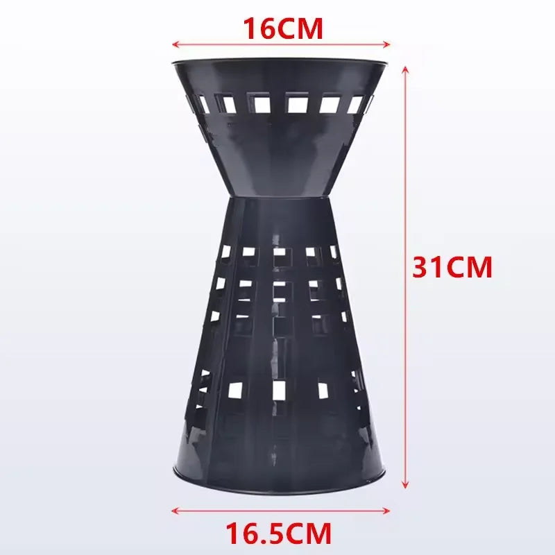 Christmas Design Plastic Container Flower Holder with Drainage Hole for Garden Use-Durable Modern Minimalist