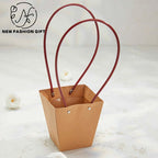 Portable & Reusable Waterproof Paper Tube for Fresh Flower Arrangements DIY Rose Bouquet Packaging Boxes Flower Art