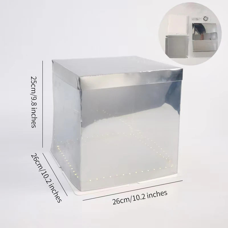 Square Shape Exquisite Tanabata Valentine's Day Flower Packaging Box for Flower Recycled Materials