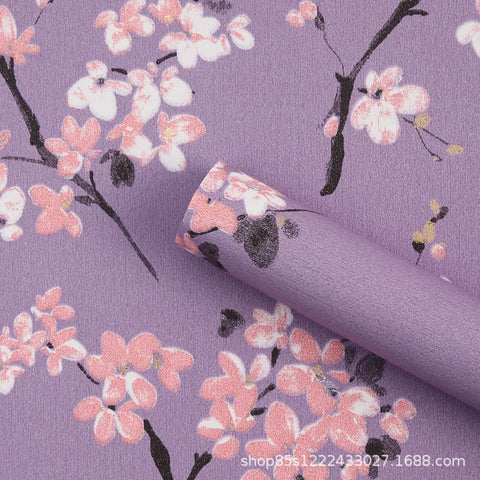 Small Fresh Flower Waterproof Packaging Paper Velvet Cloth Material with Single-sided Coating