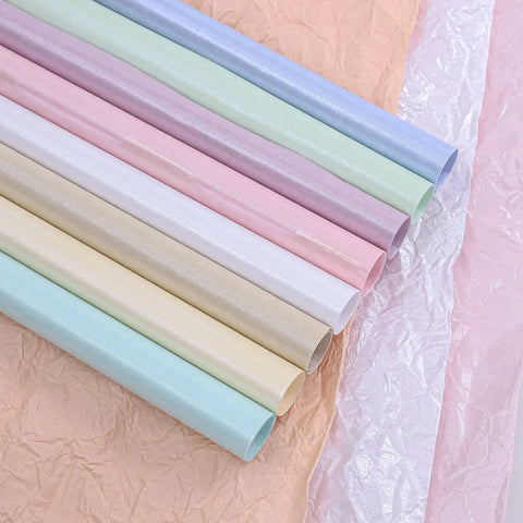38g Thickened Eco-friendly Recyclable Flower Wrapping Paper Single Side Waterproof Offset Printing