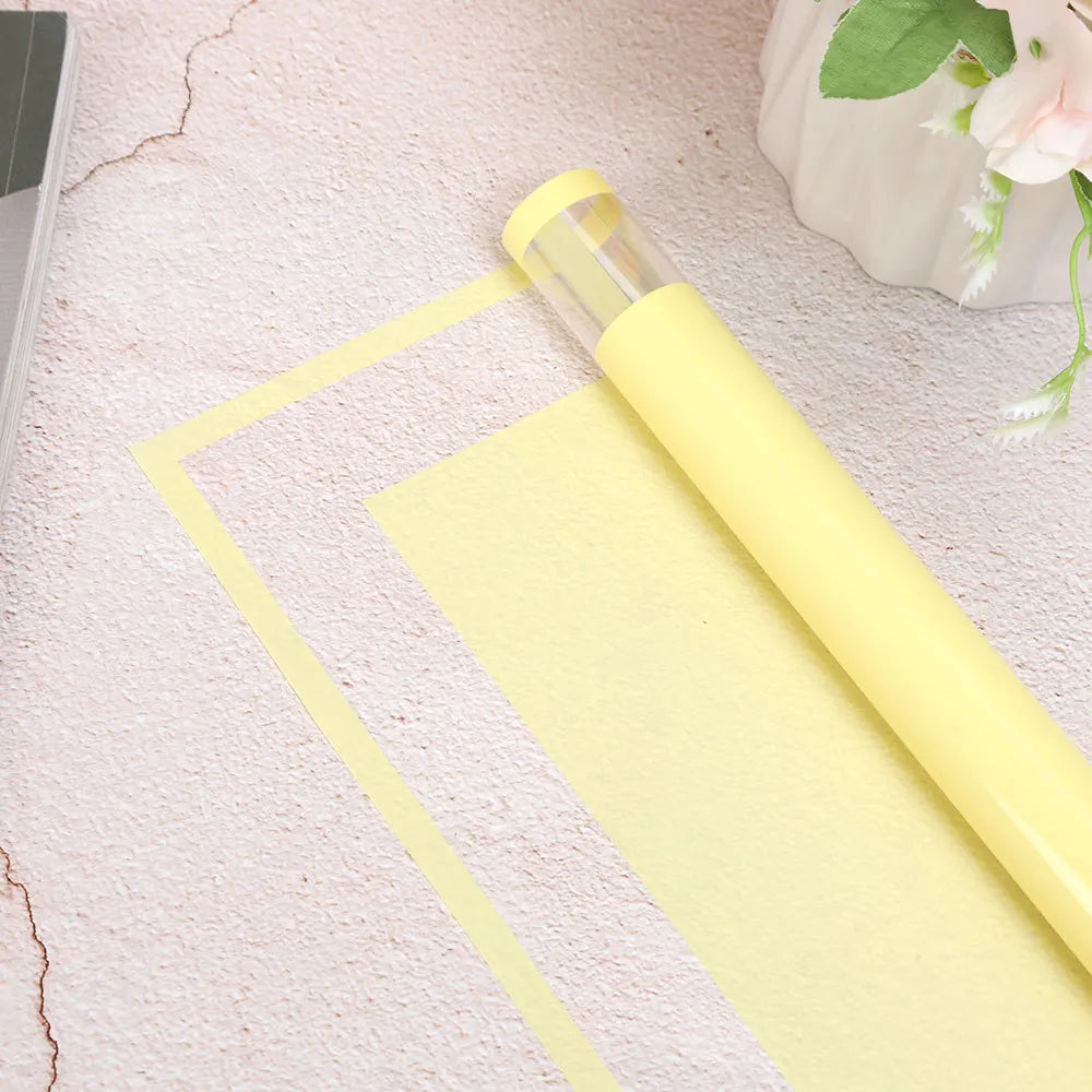 Pure Paper Waterproof Glass Paper Bouquet Single-sided Coated Flower Wrapping Gift Packaging Material