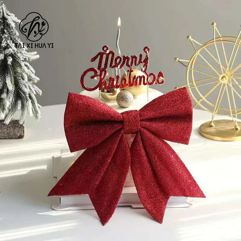 Christmas Decorations Merry Christmas Electroplating Plastic English Letter Brand Tree Set Pendant