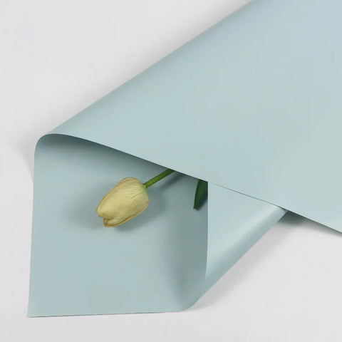 Handmade Ou Ya Two-Color Floral Wrapping Paper Waterproof Flower Packaging with Coating for Bouquets