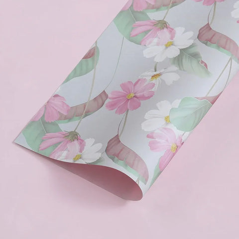 High Quality Waterproof Coated Single Side Flower Wrapping Paper Flower Shop Bouquet Wrapping Paper