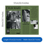 Modern Girl Weekly Series English Newspaper Gift Pack New Fashion Flower Packaging Paper with Single Side Coating