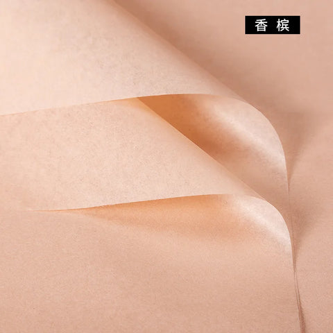 Customized Advanced Ins Snow Pear Flower Wrapping Paper Single Side PE Coated for Village-inner Use
