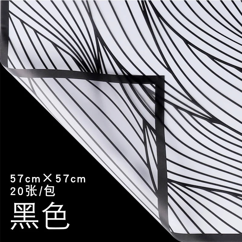 Premium Sand Mist Floral Wrap, Single-Sided Waterproof Paper for Qixi Festival Gift and Flower Shop Offset Printing