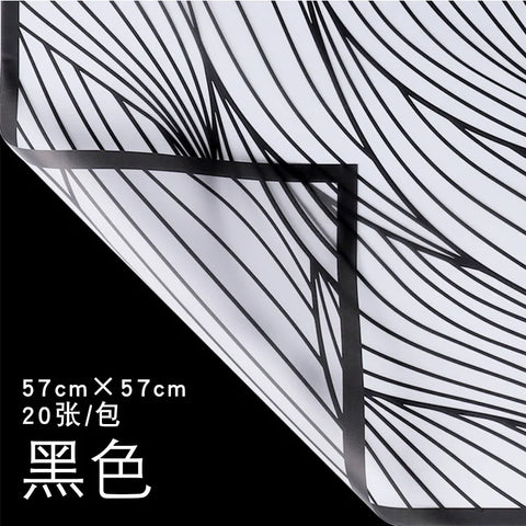 Premium Sand Mist Floral Wrap, Single-Sided Waterproof Paper for Qixi Festival Gift and Flower Shop Offset Printing