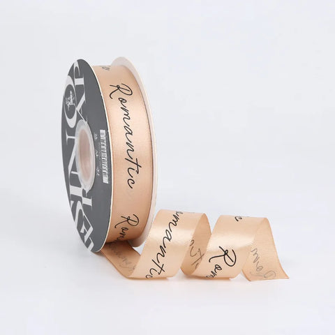 Luxury 2.5CM English Ribbon Romantic Flower Bouquet for Valentine's Day Christmas or Wedding Gift Ribbons