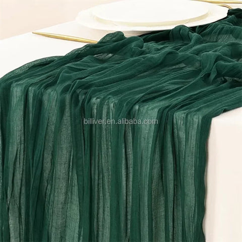 Customized Woven Polyester Non-slip Eco-friendly Durable Tablecloth Wedding Banquet Home Use Non-Iron