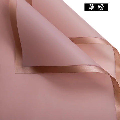 Taixi Brand Gold-edged PE Coated Double-Sided Recyclable Parchment Paper Gravure Compatible Valentine's Day Waterproof Flower