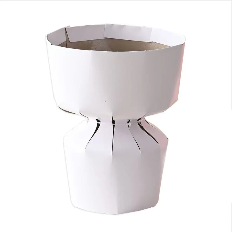 Round Cylinder Bouquet Lined with Fast Wrapping Flower Artifact Stamped Flowers Wrapping Paper Material Folded Elegant Folders Main image