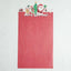Christmas Floral and Snowman-themed Gift Wrapping Paper PE Coated 'Christmas Eve' for Apple Bouquet Wrap