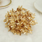 Golden Eucalyptus Ginkgo Gold Leaf Simulation Flower Hug Bucket Festive Christmas Wedding Graduation Decoration