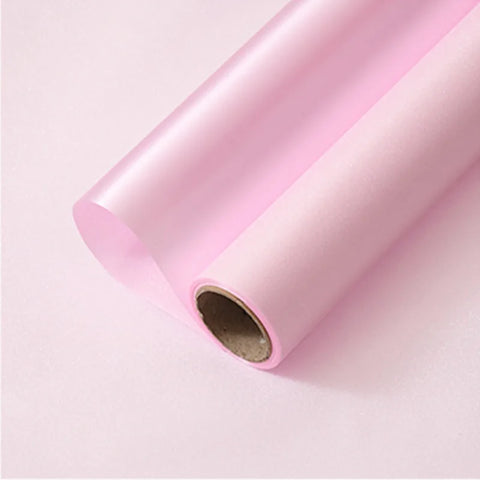 Single-Sided Coated Floral Paper Wrapped Waterproof Pearl Satin Silk Texture and Thickened Silver Glitter Film