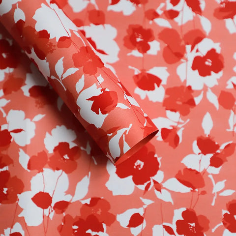 Single-sided Coated Paper Summer Flower Tea Flower Packaging Plastic OPP Material Paper Bouquet