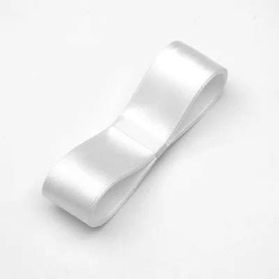 2.5cm Dacron Satin Ribbon-Luxury Biodegradable Ribbon for Valentine's Day Wedding & Christmas Gift Packaging