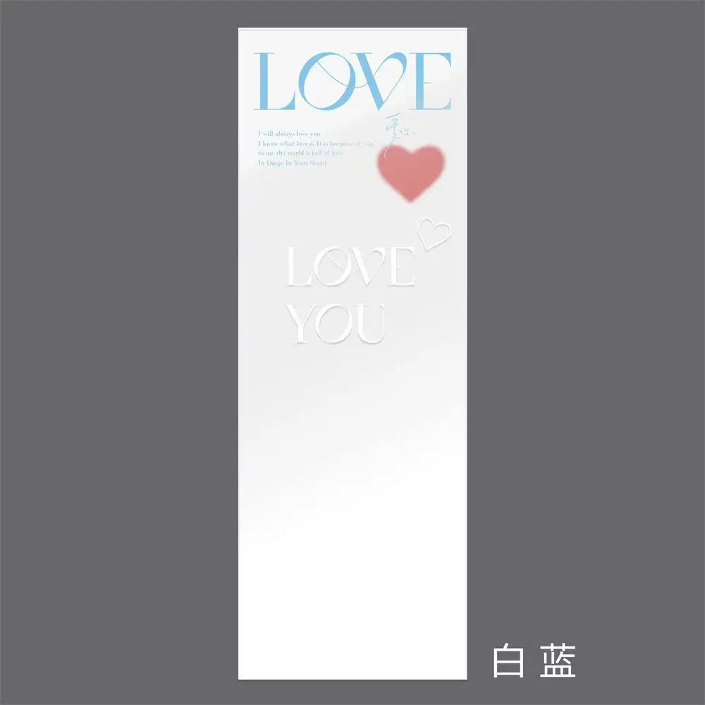 Mothers Day Gift Idea Clear Kraft Paper Flower Sleeves for Single Rose Soft PP Stretch Film Wrap